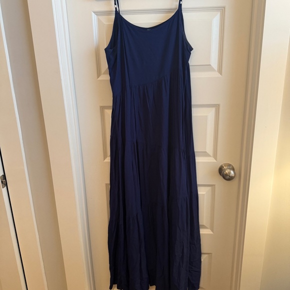 Dark Blue Sun Dress - Picture 1 of 2